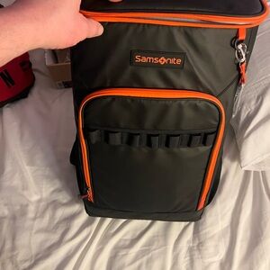 Samsonite Black and Orange Travel Bag